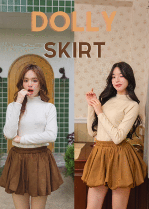 K11 Dolly Skirt ( กระโปรงบอลลูนผ้าหนา มีกางเกงซับใน )