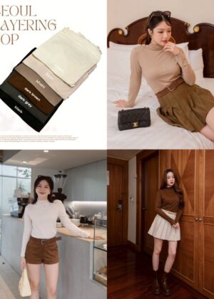 W54 Seoul Layering Top ( กันหนาวเบาๆ ใส่สบาย 15 -25 องศา )